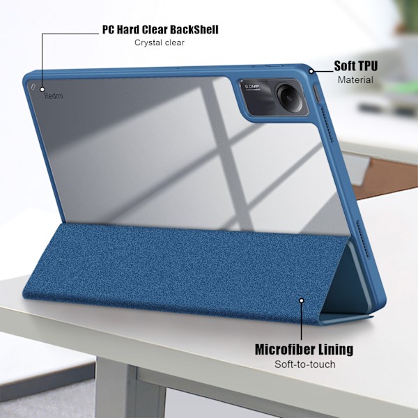 Skal för Xiaomi Redmi Pad Se 11 2023 akryl skyddsfodral (Mörkblå)