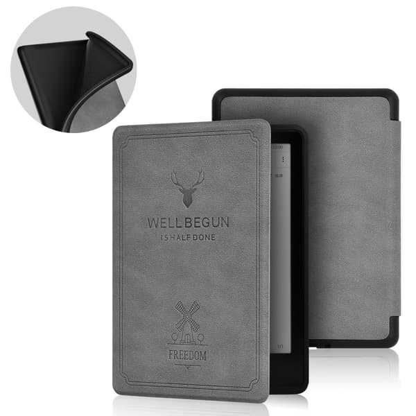 Kotelo Kindle 2022 6\" (C2V2L3/RS23CV) -laitteelle Gray