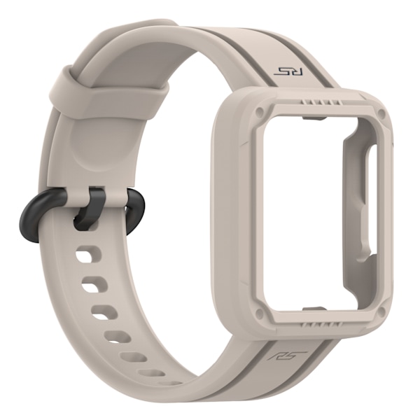 Passar Redmi 1/Mi Watch Lite/Redmi 2/Mi Watch2 Lite Monokromt Integrerat Silikonarmband Elfenben