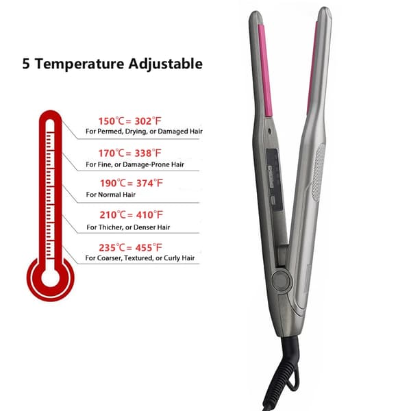 Professionel glattejern 7mm (150-232°C)