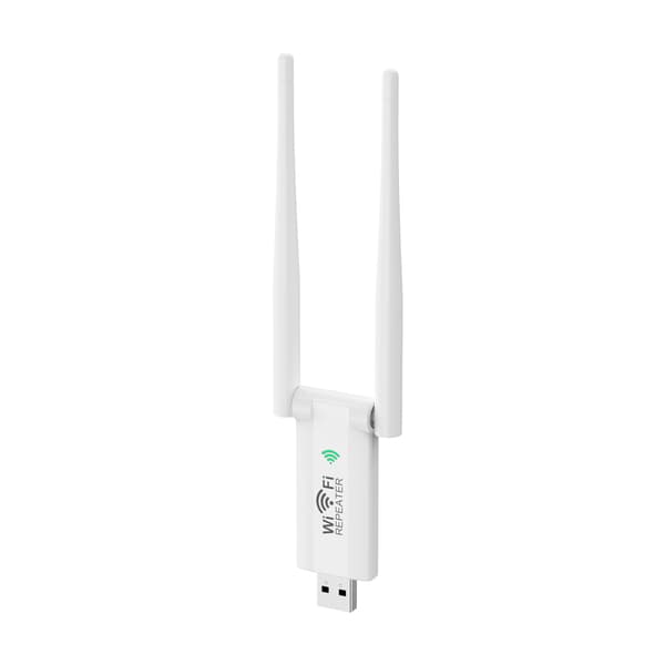 wifi-förlängare, Trådlös USB2 signalförstärkare 300mbps (Vit)