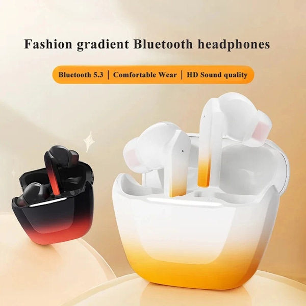 True Wireless Bluetooth Hörlurar ANC Brusreducerande Bluetooth Hörlurar 5.3 Svart
