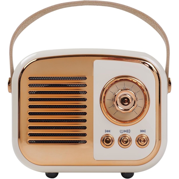 Portabel Trådlös Bluetooth-högtalare Batteritid: 8 timmar beige