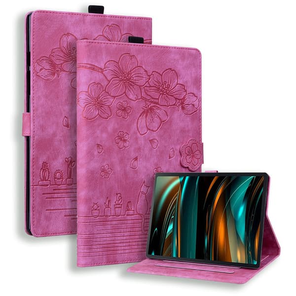 Fodral för Samsung Galaxy Tab S9 Plus (12.4\") Rose red