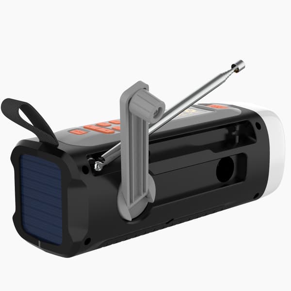 Nödradio, 4500Mah Batteri, 30 Timmar Lång Batteritid
