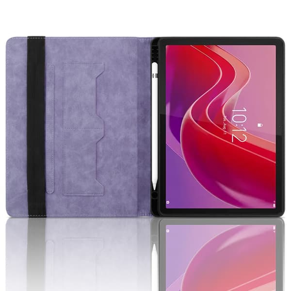 Etui til Lenovo Tab M11 11 2024 TB330FU ternet lilla