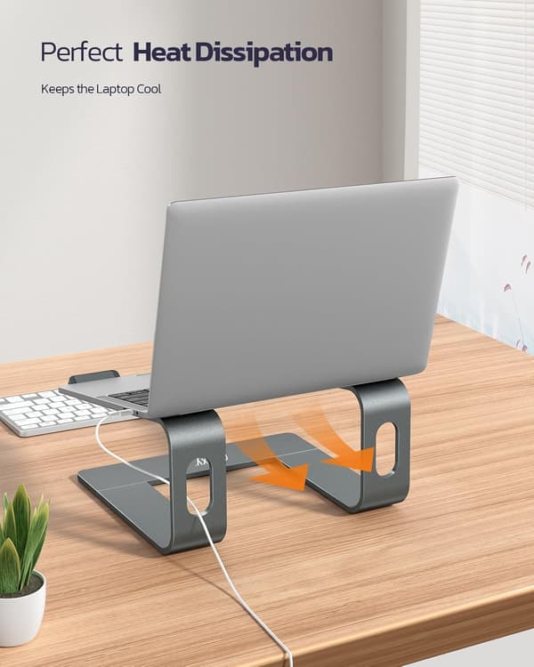Laptop stander til 11-17,3 tommer computere (guld)