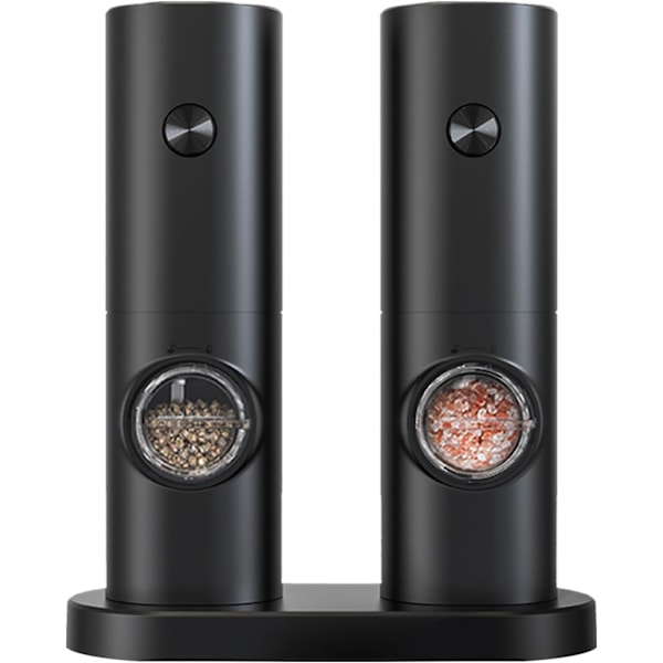 Elektrisk Salt- och Pepparkvarn Set Batteridriven Pepparkvarn Justerbar Grovlek