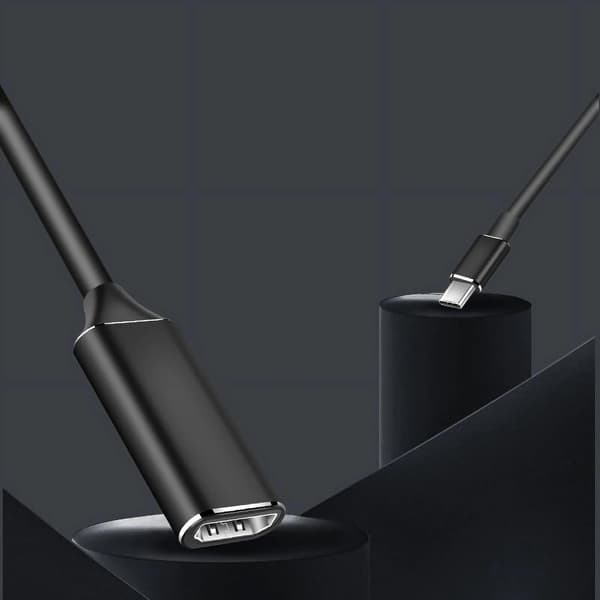 Type-C - HDMI -muunnin, HD-äänisovitin (hopea)