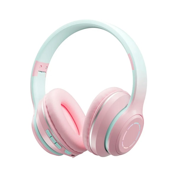True Wireless Bluetooth Hörlurar Barn Trådlösa Bluetooth Hörlurar Snygga Söta Hörlurar Rosa