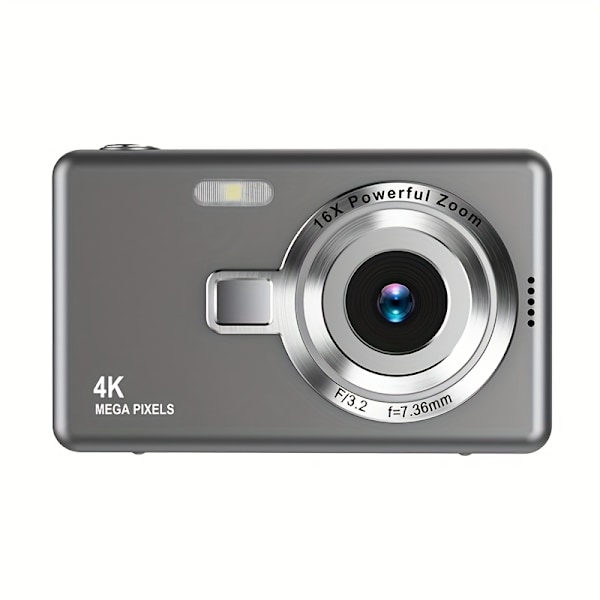Digitalkamera HD Digitalkamera Autofokusfunksjon Grå
