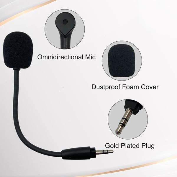 Erstatningsmikrofon for Corsair HS35 HS45 - 3,5 mm jack