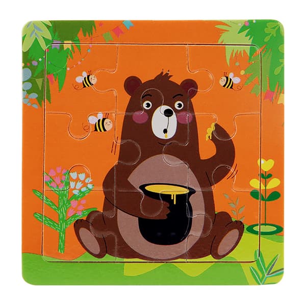 Björnpussel leksaker, Montessori babyleksaker, barnleksaker