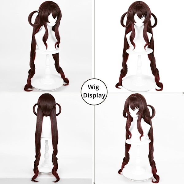 peruk Valnöt cosplay rosa peruk