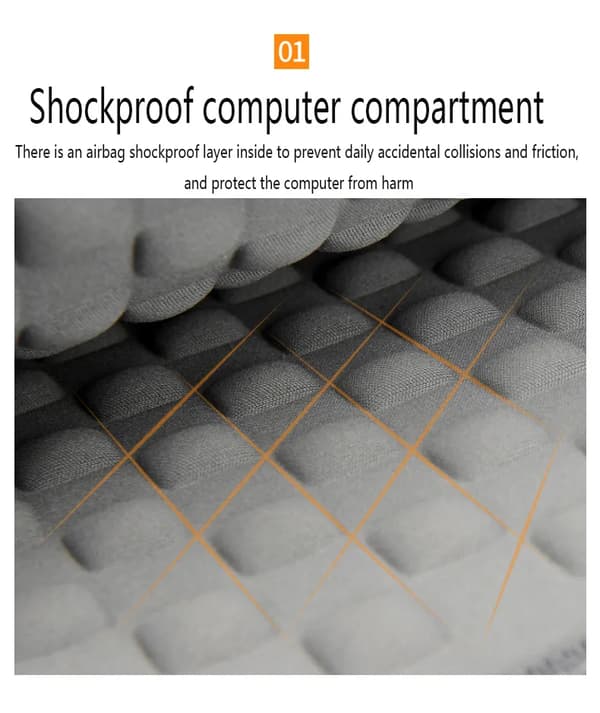 Laptop taske 17-tommer skuldertaske Grå