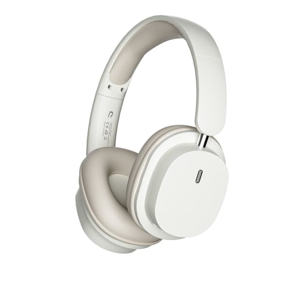 Bluetooth-hörlurar, Gamingheadset, Hi-Fi stereo/TF-kortplats (Vit)