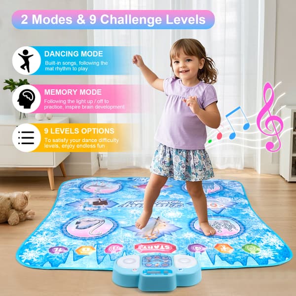 Dansmatta Trådlös Musik 8 Tangenters Spelmatta
