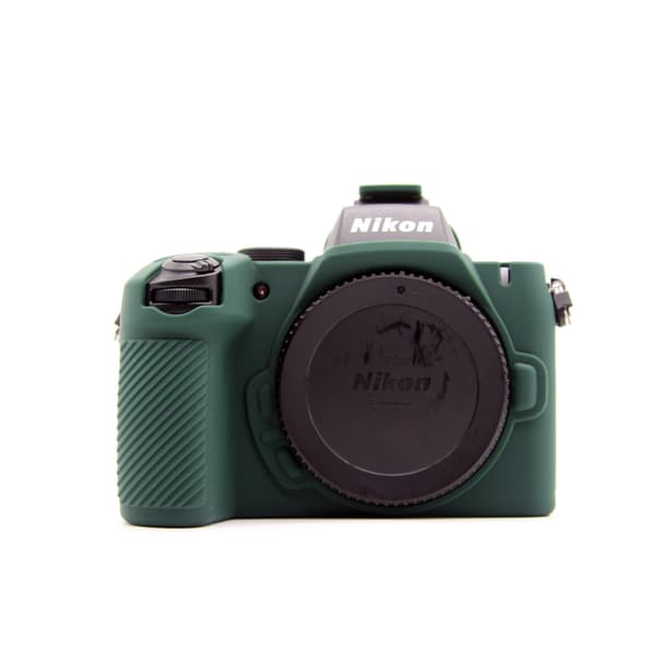 Etui til Nikon Z50II kamera silikone etui tilbehør (Darkgreen)