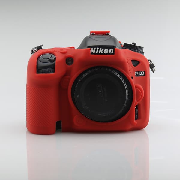 Kotelo Nikon D7100/D7200 silikonikamerakotelon lisävarusteille (red)