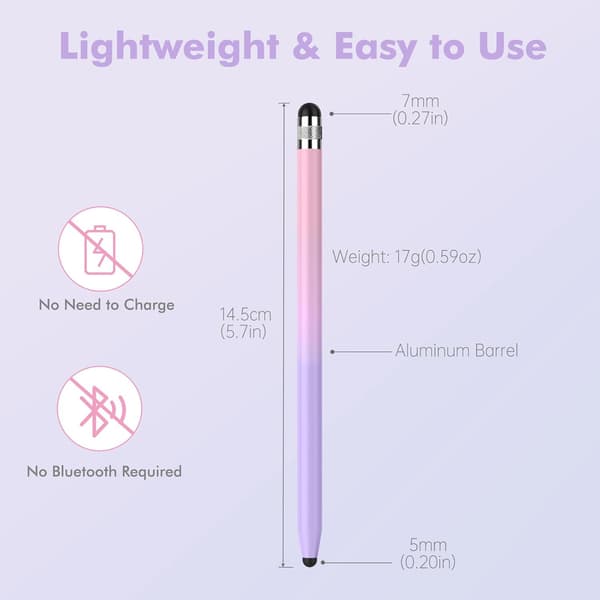 Stylus Pen til iPad/iPhone/Android/Samsung (Grøn-Gul)