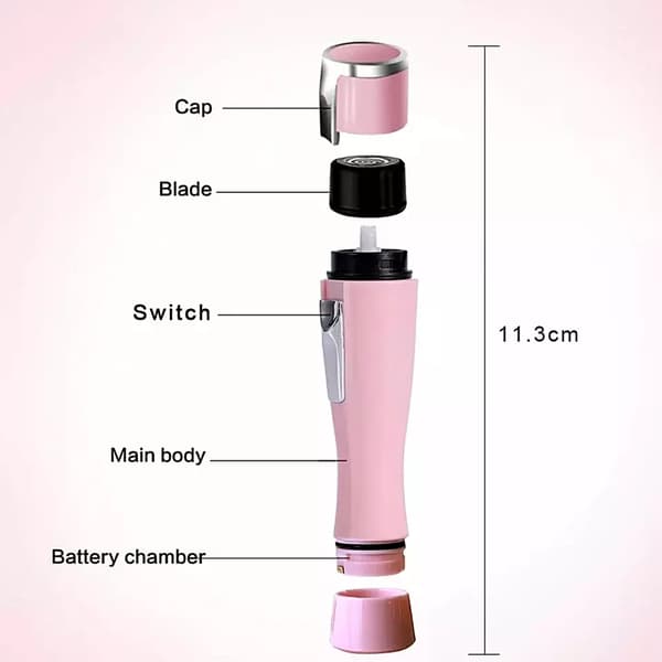 Mini Elektrisk Epilator til Ansigts- og Kropshårfjerning