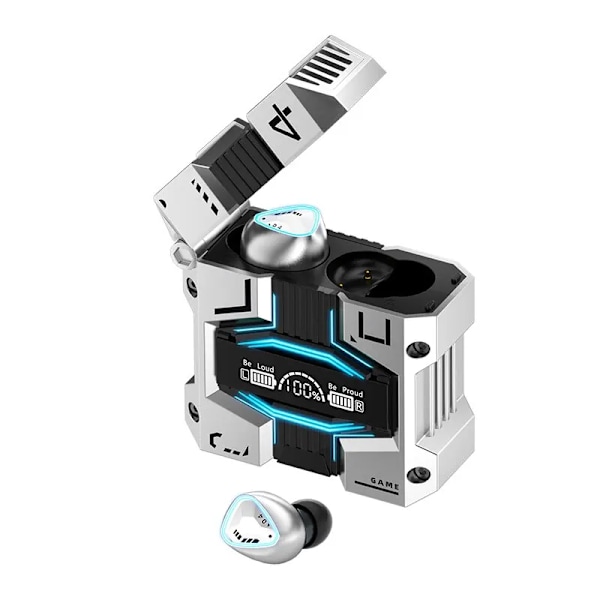 True Wireless Bluetooth Hörlurar M45 TWS Bluetooth Touch Brusreducering Stereo Vattentät med Mikrofon Svart