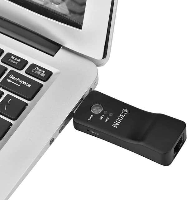 wifi-förlängare, Trådlös USB-signalförstärkare 300Mbps