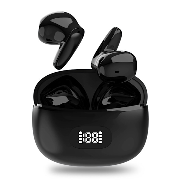 Genopladeligt digitalt display in-ear høreapparat, sort