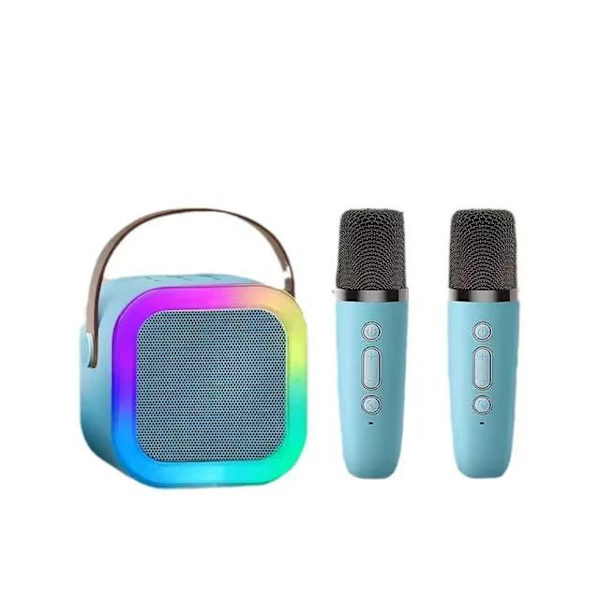 Mini Karaoke -laite lapsille, Bluetooth-kaiutin (sininen)