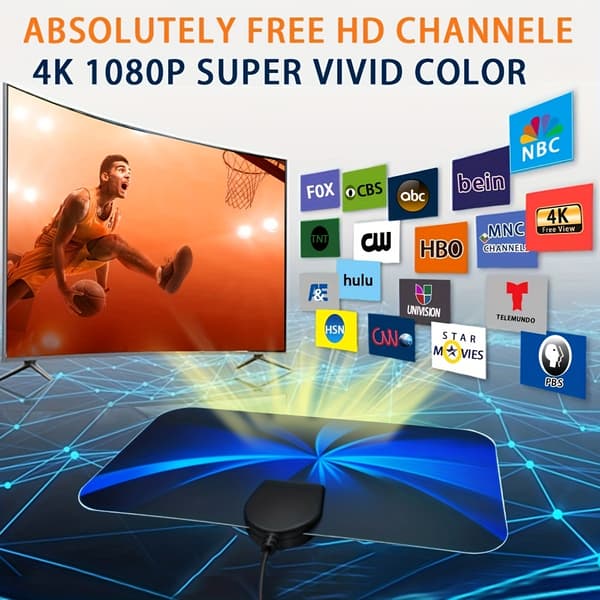 Digitalt TV Innendørsantenne HDTV Antenne DVB-T2