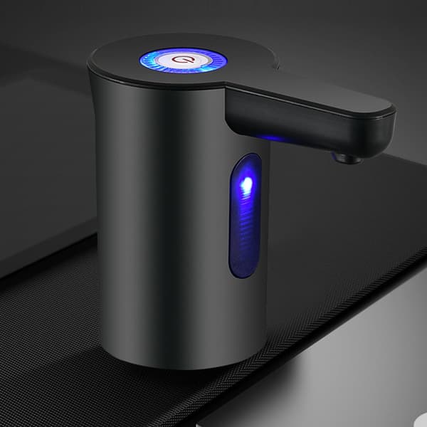 Vannpumpe for flaskevann, elektrisk vanndispenser (svart)
