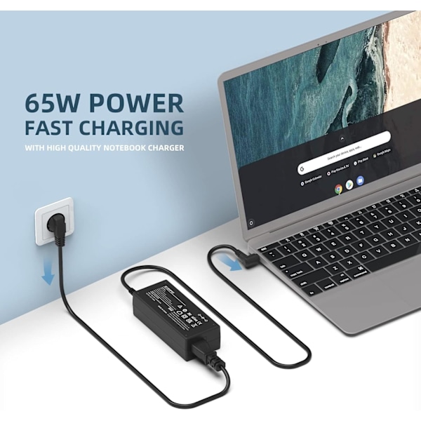 65W Laptop Laddare Adapter för Lenovo Flex 4 5 6 Serien Ideapad 310 310S 320 330 S145 310-14ISK