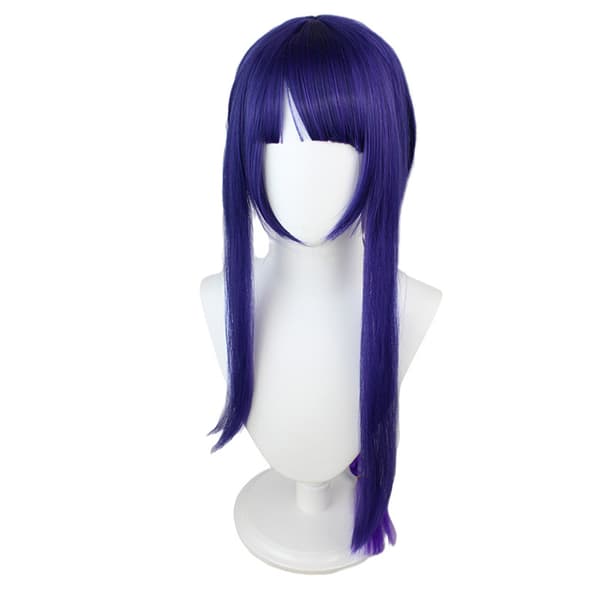 Peruukki Genshin Impact Thunder General Peruukki Tumman Violetti