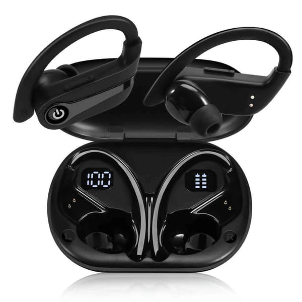 True Wireless Bluetooth-hörlurar Utrustade Med 2000Mah Laddningsbox Stereo Touch Call Ipx7