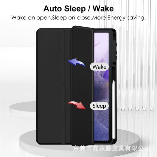 Etui til Samsung Galaxy TAB S9 PLUS/S9 FE PLUS Svart