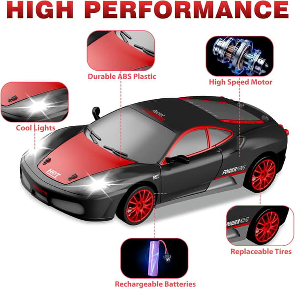 2.4G Nopea Drifting RC Auto 4Wd RC Lelu-C