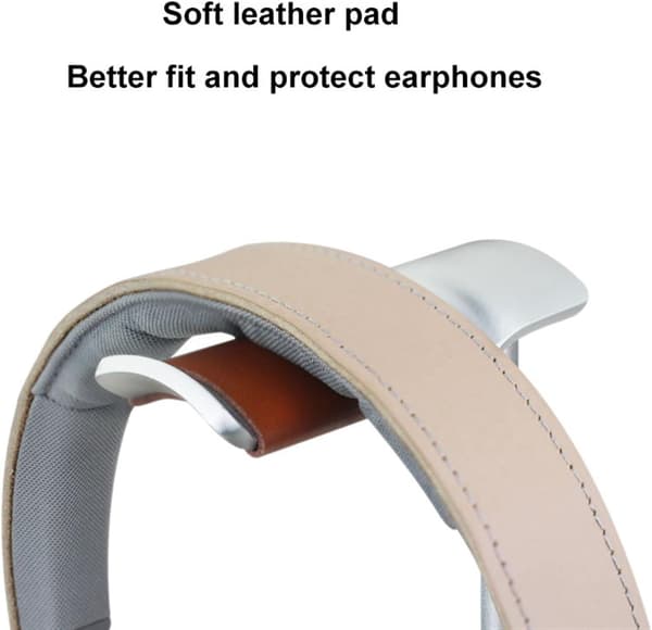 Hovedtelefonholder Universal gaming headset hænger grå