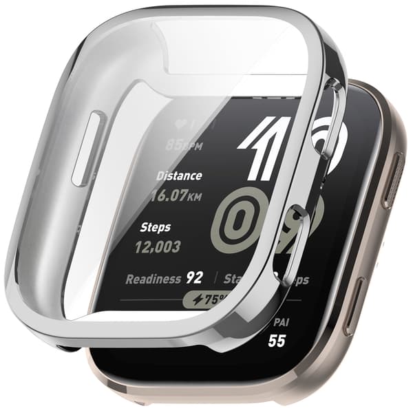 Beskyttelsesetui til Amazfit Bip6 (sølv)