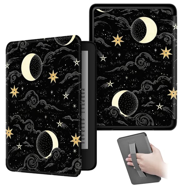 Kotelo Amazon Kindle 2024 (6\") -laitteelle Stars and Moon
