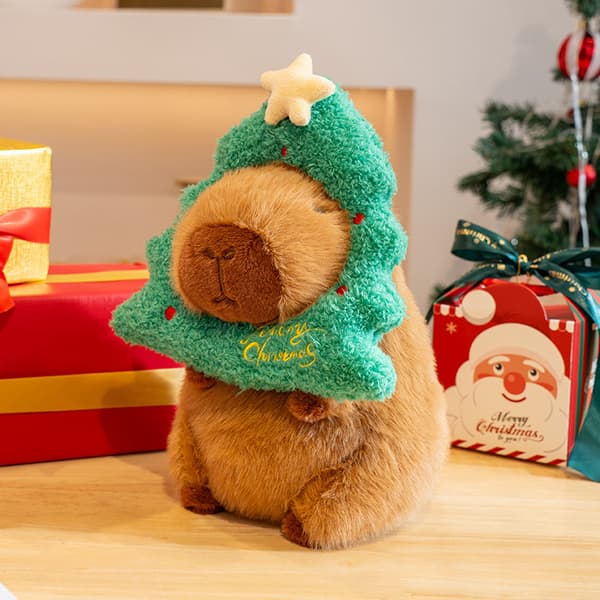 Capybara gosedjur, 25 cm barnleksak (julgran)
