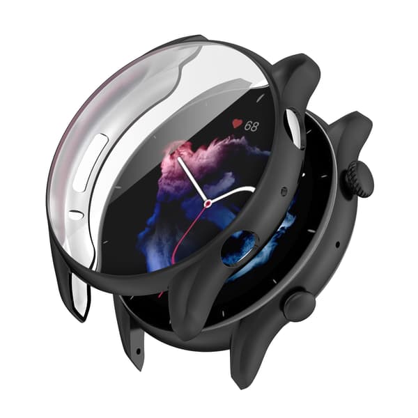 Beskyttelsesetui til Amazfit GTR3/GTR3 PRO (sort)