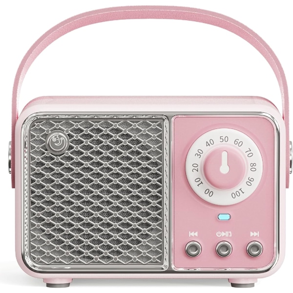 Portabel Trådlös Bluetooth Högtalare Stödjer TF-kort/Aux Rosa