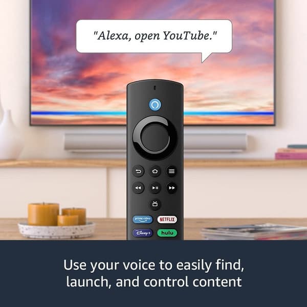Erstatningsfjernkontroll for Amazon Fire TV Stick 4K 3. generasjon