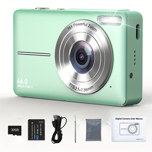 Digitalkamera HD Video Blogg DC430 Grön