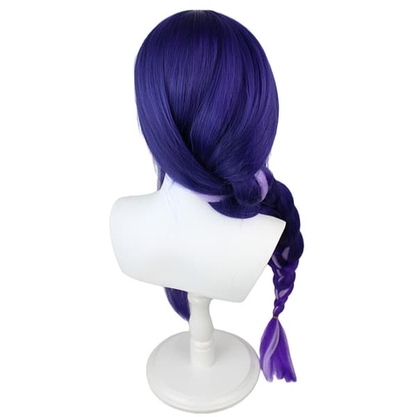 Peruukki Genshin Impact Thunder General Peruukki Tumman Violetti
