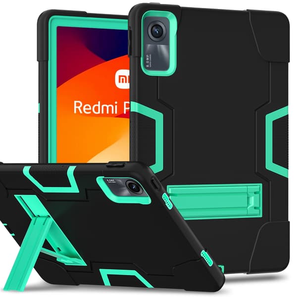 Etui til Xiaomi Redmi Pad Se 11-tommer (Sort-Grøn)