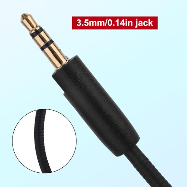 Erstatningsmikrofon til Razer Barracuda X, Razer Electra V2 - 3,5 mm jackstik