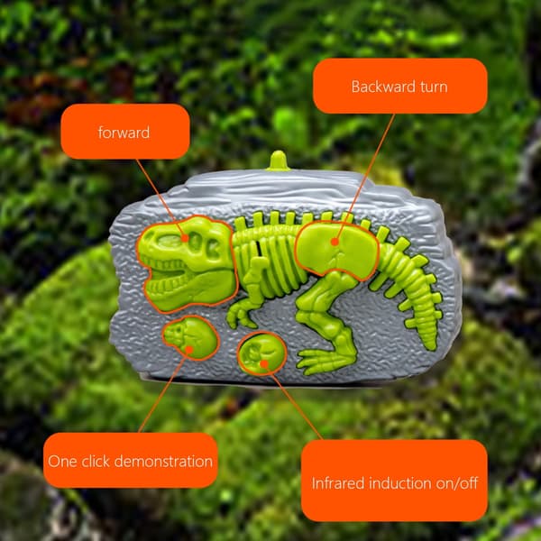 Fjernstyrt dinosaurleke med bevegelsessensor