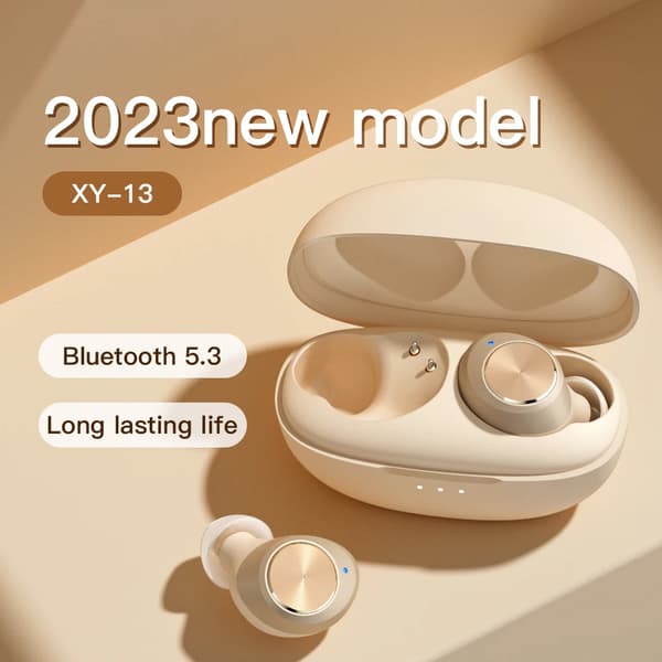 True Wireless Bluetooth Headphones XY-13 Trådløse TWS Vanntette In-ear Ørepropper Bluetooth Hvit