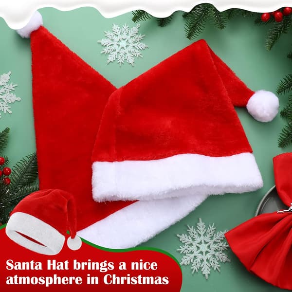 Julehat, Unisex Julehatte Plys Julehat (sort)